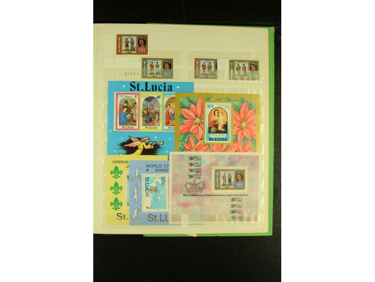 1860/1967 (ca.), postfrische, ungebrauchte und gestempelte Sammlung mit u.a. Mi.-Nr. 1-3, 4-6 etc.
