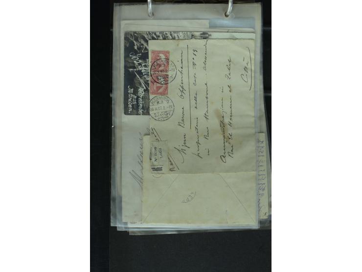 1868/2002, umfangreiche Sammlung von einigen hundert Briefen und Karten, dabei u.a. Mi.-Nr. 15 als EF auf Ortsbrief von Alexa