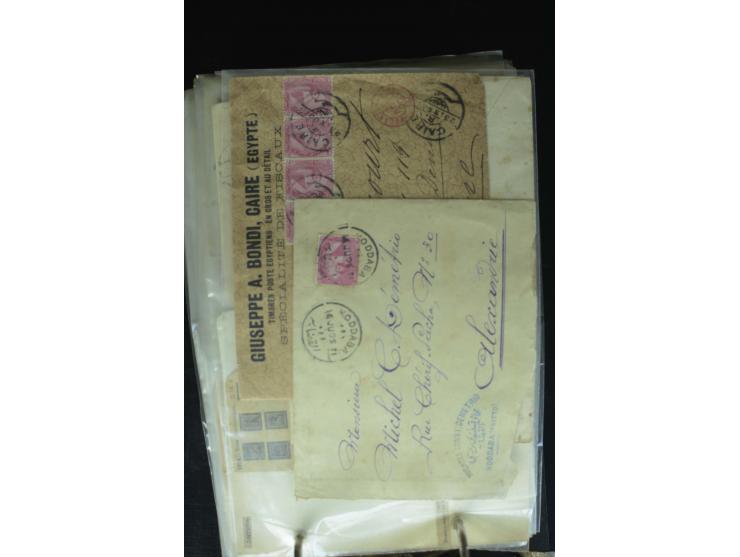1868/2002, umfangreiche Sammlung von einigen hundert Briefen und Karten, dabei u.a. Mi.-Nr. 15 als EF auf Ortsbrief von Alexa