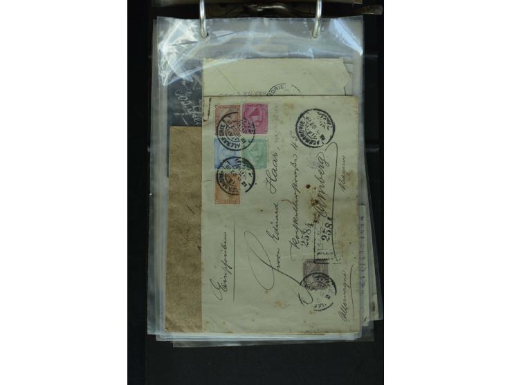1868/2002, umfangreiche Sammlung von einigen hundert Briefen und Karten, dabei u.a. Mi.-Nr. 15 als EF auf Ortsbrief von Alexa