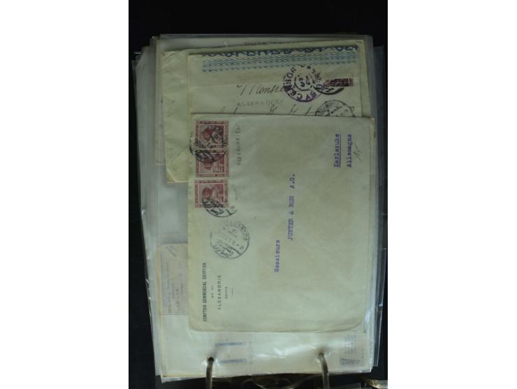 1868/2002, umfangreiche Sammlung von einigen hundert Briefen und Karten, dabei u.a. Mi.-Nr. 15 als EF auf Ortsbrief von Alexa