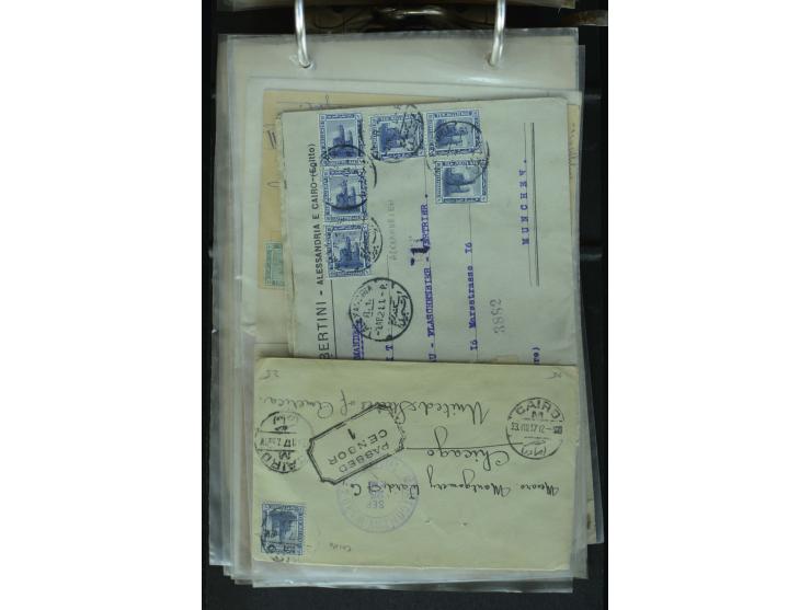 1868/2002, umfangreiche Sammlung von einigen hundert Briefen und Karten, dabei u.a. Mi.-Nr. 15 als EF auf Ortsbrief von Alexa