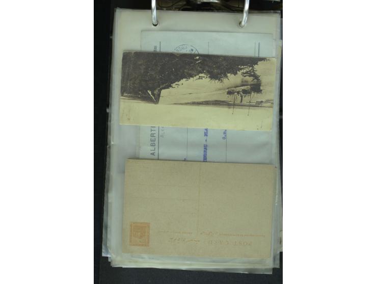 1868/2002, umfangreiche Sammlung von einigen hundert Briefen und Karten, dabei u.a. Mi.-Nr. 15 als EF auf Ortsbrief von Alexa