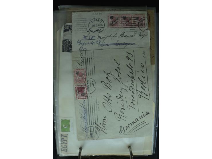 1868/2002, umfangreiche Sammlung von einigen hundert Briefen und Karten, dabei u.a. Mi.-Nr. 15 als EF auf Ortsbrief von Alexa