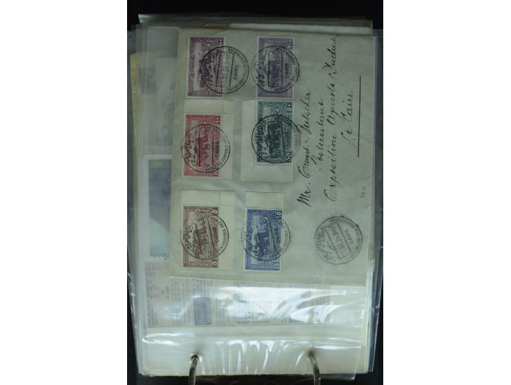 1868/2002, umfangreiche Sammlung von einigen hundert Briefen und Karten, dabei u.a. Mi.-Nr. 15 als EF auf Ortsbrief von Alexa