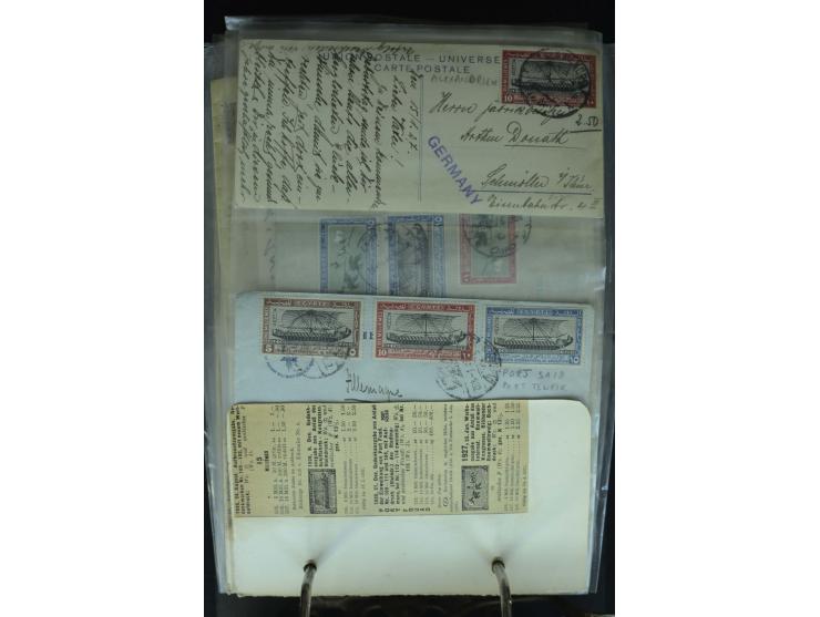 1868/2002, umfangreiche Sammlung von einigen hundert Briefen und Karten, dabei u.a. Mi.-Nr. 15 als EF auf Ortsbrief von Alexa