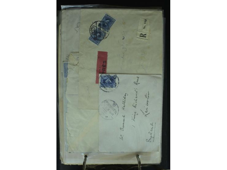 1868/2002, umfangreiche Sammlung von einigen hundert Briefen und Karten, dabei u.a. Mi.-Nr. 15 als EF auf Ortsbrief von Alexa