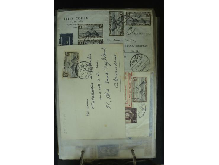 1868/2002, umfangreiche Sammlung von einigen hundert Briefen und Karten, dabei u.a. Mi.-Nr. 15 als EF auf Ortsbrief von Alexa