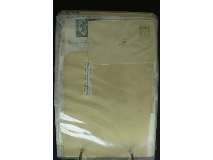 1868/2002, umfangreiche Sammlung von einigen hundert Briefen und Karten, dabei u.a. Mi.-Nr. 15 als EF auf Ortsbrief von Alexa