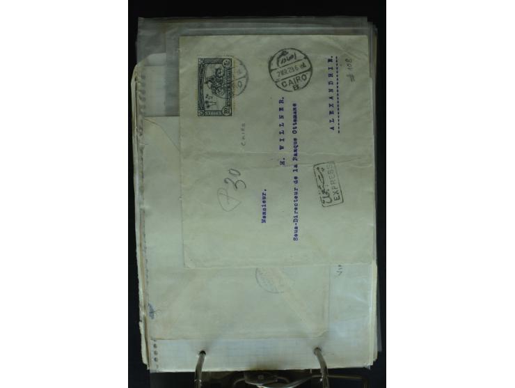1868/2002, umfangreiche Sammlung von einigen hundert Briefen und Karten, dabei u.a. Mi.-Nr. 15 als EF auf Ortsbrief von Alexa