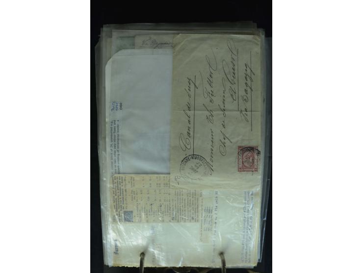 1868/2002, umfangreiche Sammlung von einigen hundert Briefen und Karten, dabei u.a. Mi.-Nr. 15 als EF auf Ortsbrief von Alexa