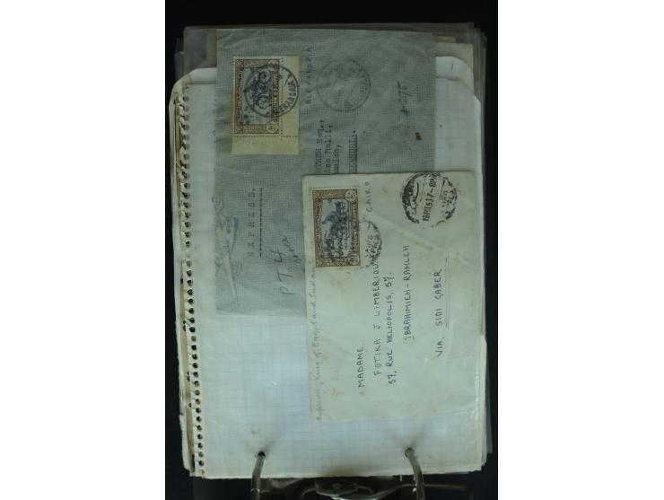 1868/2002, umfangreiche Sammlung von einigen hundert Briefen und Karten, dabei u.a. Mi.-Nr. 15 als EF auf Ortsbrief von Alexa