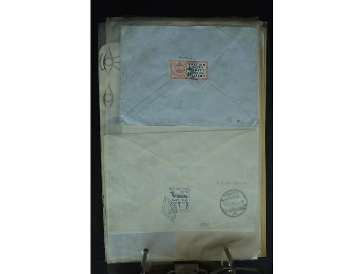 1868/2002, umfangreiche Sammlung von einigen hundert Briefen und Karten, dabei u.a. Mi.-Nr. 15 als EF auf Ortsbrief von Alexa