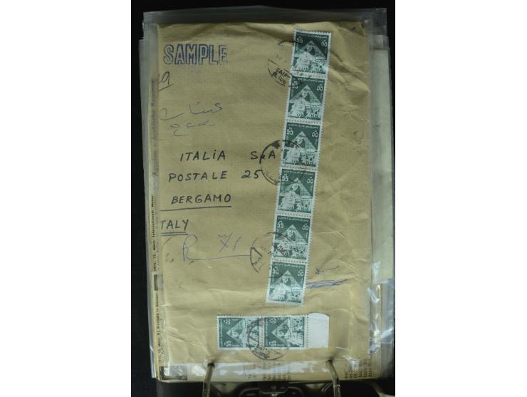1868/2002, umfangreiche Sammlung von einigen hundert Briefen und Karten, dabei u.a. Mi.-Nr. 15 als EF auf Ortsbrief von Alexa