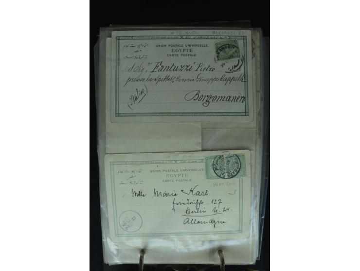 1868/2002, umfangreiche Sammlung von einigen hundert Briefen und Karten, dabei u.a. Mi.-Nr. 15 als EF auf Ortsbrief von Alexa
