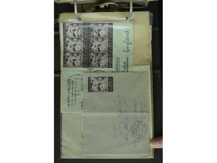 1868/2002, umfangreiche Sammlung von einigen hundert Briefen und Karten, dabei u.a. Mi.-Nr. 15 als EF auf Ortsbrief von Alexa