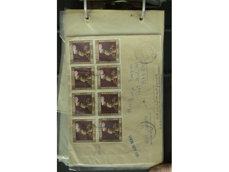 1868/2002, umfangreiche Sammlung von einigen hundert Briefen und Karten, dabei u.a. Mi.-Nr. 15 als EF auf Ortsbrief von Alexa