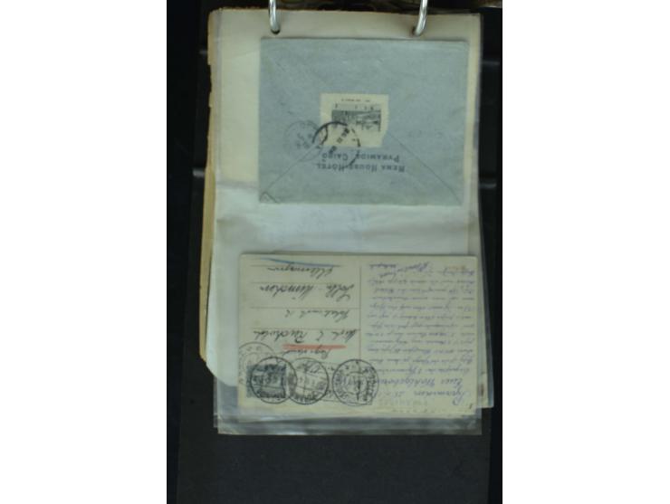 1868/2002, umfangreiche Sammlung von einigen hundert Briefen und Karten, dabei u.a. Mi.-Nr. 15 als EF auf Ortsbrief von Alexa