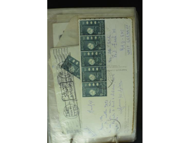 1868/2002, umfangreiche Sammlung von einigen hundert Briefen und Karten, dabei u.a. Mi.-Nr. 15 als EF auf Ortsbrief von Alexa