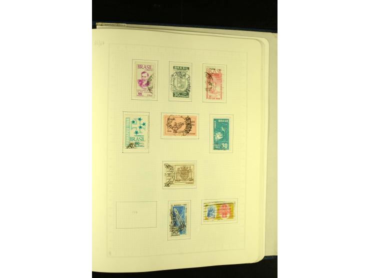 1844/1968, gestempelte Sammlung mit besseren Werten und Blocks auf selbstgestalteten Blättern im Album