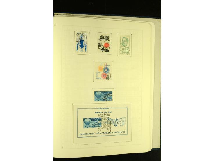 1844/1968, gestempelte Sammlung mit besseren Werten und Blocks auf selbstgestalteten Blättern im Album