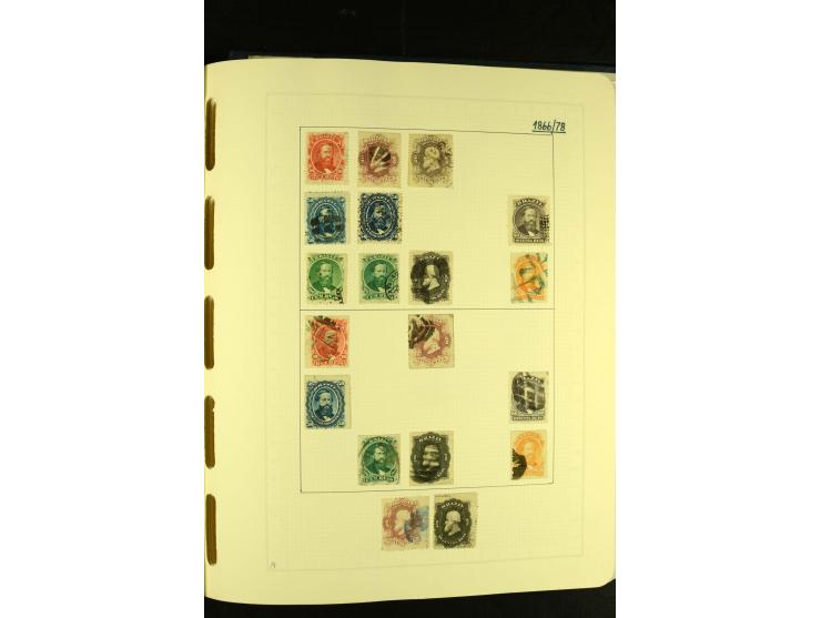 1844/1968, gestempelte Sammlung mit besseren Werten und Blocks auf selbstgestalteten Blättern im Album