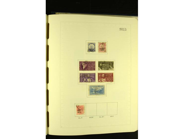 1844/1968, gestempelte Sammlung mit besseren Werten und Blocks auf selbstgestalteten Blättern im Album