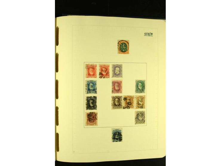 1844/1968, gestempelte Sammlung mit besseren Werten und Blocks auf selbstgestalteten Blättern im Album