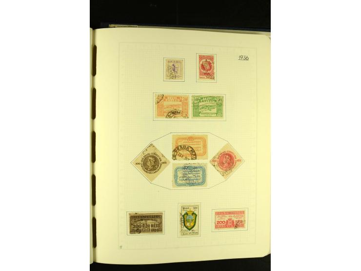 1844/1968, gestempelte Sammlung mit besseren Werten und Blocks auf selbstgestalteten Blättern im Album