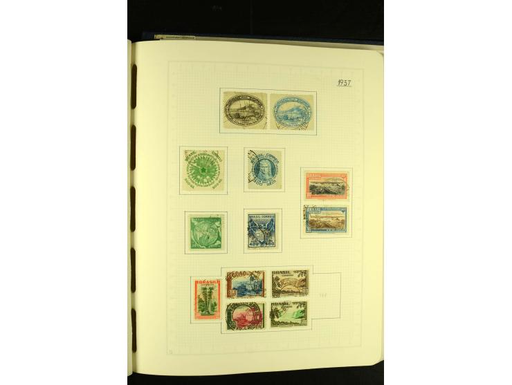 1844/1968, gestempelte Sammlung mit besseren Werten und Blocks auf selbstgestalteten Blättern im Album