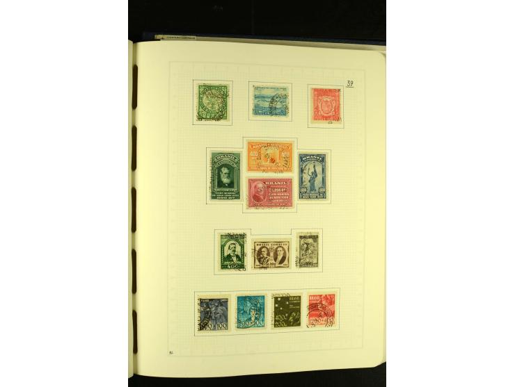1844/1968, gestempelte Sammlung mit besseren Werten und Blocks auf selbstgestalteten Blättern im Album