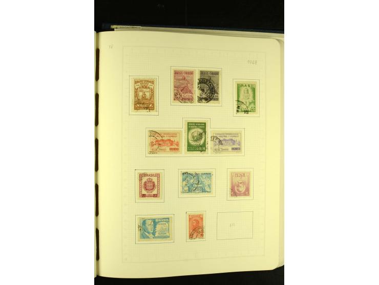 1844/1968, gestempelte Sammlung mit besseren Werten und Blocks auf selbstgestalteten Blättern im Album
