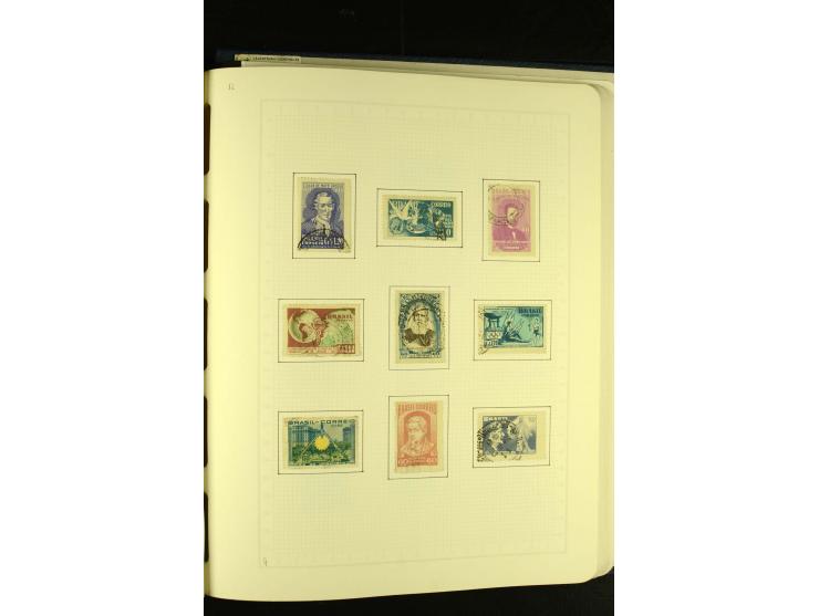 1844/1968, gestempelte Sammlung mit besseren Werten und Blocks auf selbstgestalteten Blättern im Album
