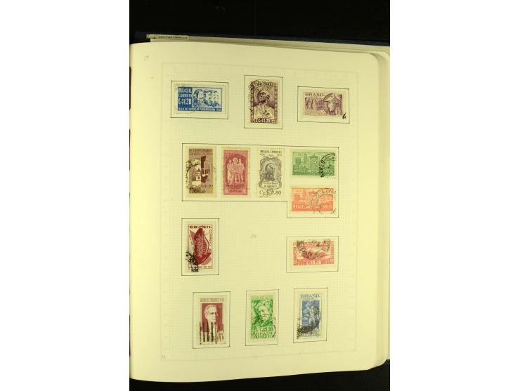 1844/1968, gestempelte Sammlung mit besseren Werten und Blocks auf selbstgestalteten Blättern im Album