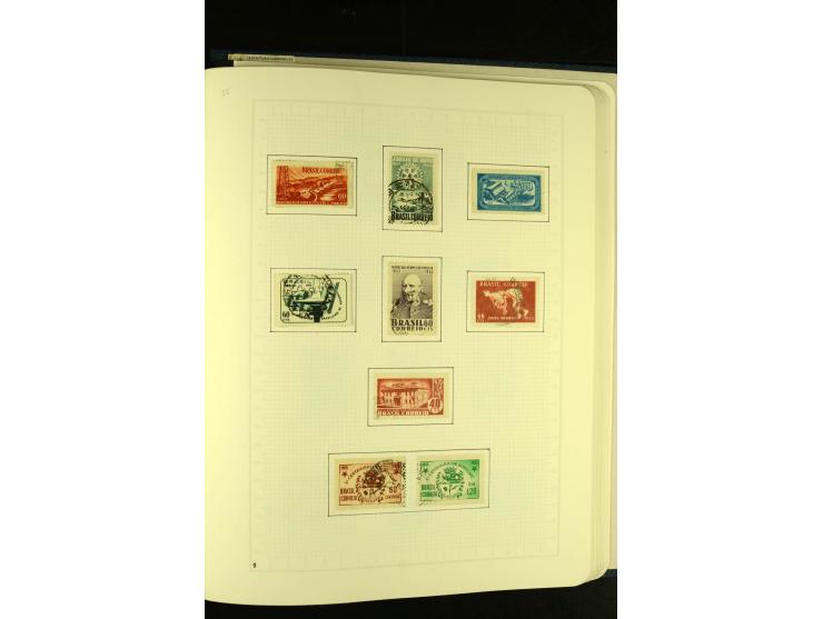 1844/1968, gestempelte Sammlung mit besseren Werten und Blocks auf selbstgestalteten Blättern im Album