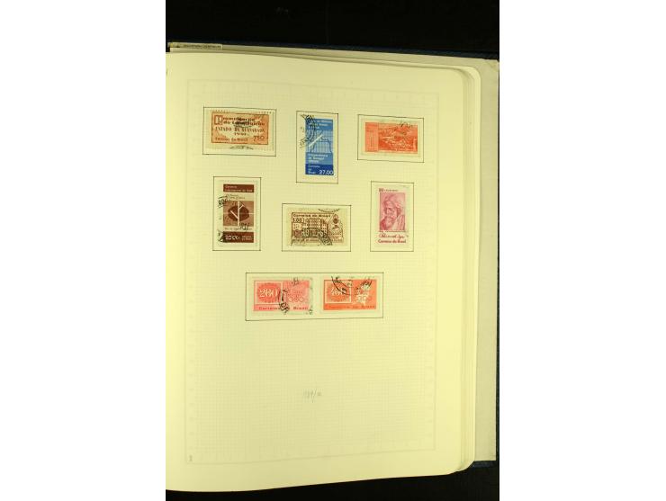 1844/1968, gestempelte Sammlung mit besseren Werten und Blocks auf selbstgestalteten Blättern im Album