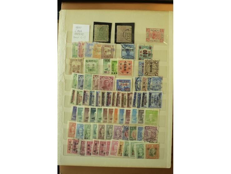 1885/1997 (ca.), postfrische, ungebrauchte und gestempelte Partie, dabei auch Gebiete