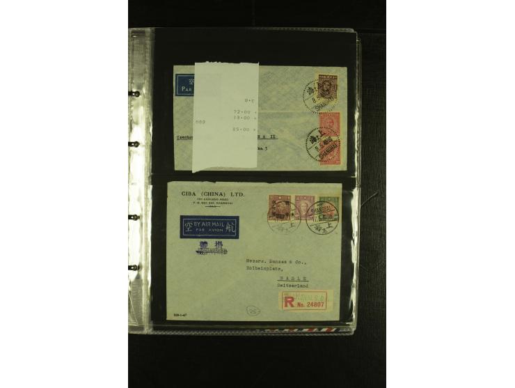 1913/48 (ca.), 85 Briefe und Karten, dabei Reco, Luftpost, viel nach USA und CSR gelaufen