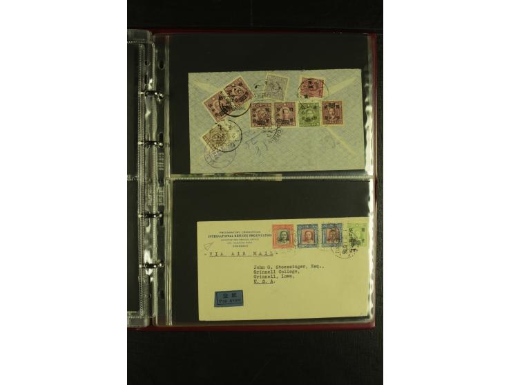 1913/48 (ca.), 85 Briefe und Karten, dabei Reco, Luftpost, viel nach USA und CSR gelaufen