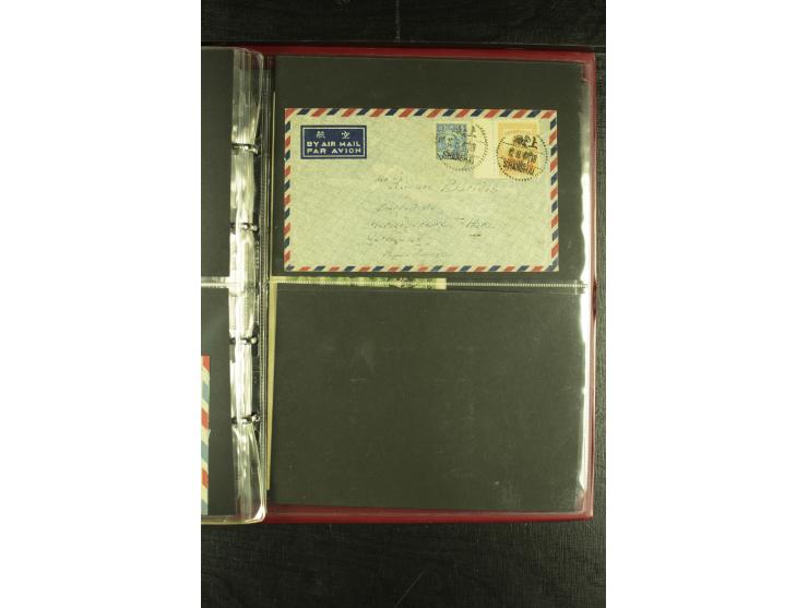 1913/48 (ca.), 85 Briefe und Karten, dabei Reco, Luftpost, viel nach USA und CSR gelaufen