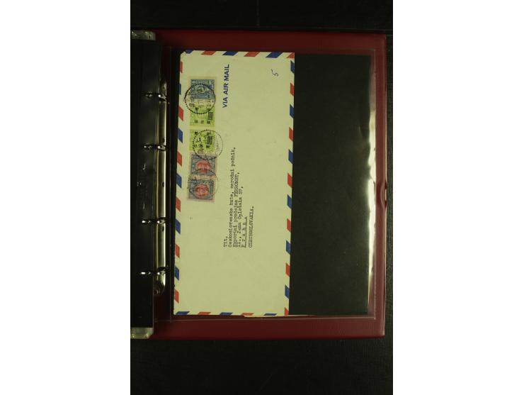 1913/48 (ca.), 85 Briefe und Karten, dabei Reco, Luftpost, viel nach USA und CSR gelaufen