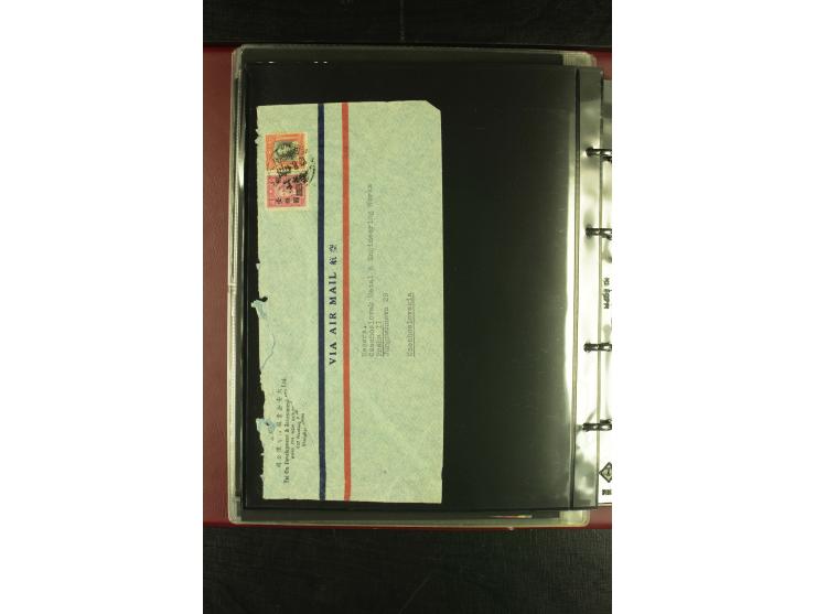 1913/48 (ca.), 85 Briefe und Karten, dabei Reco, Luftpost, viel nach USA und CSR gelaufen