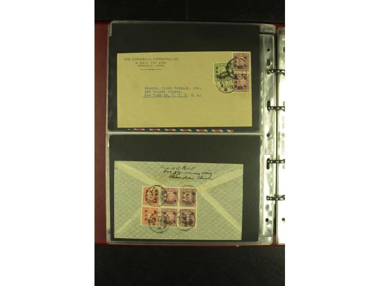 1913/48 (ca.), 85 Briefe und Karten, dabei Reco, Luftpost, viel nach USA und CSR gelaufen