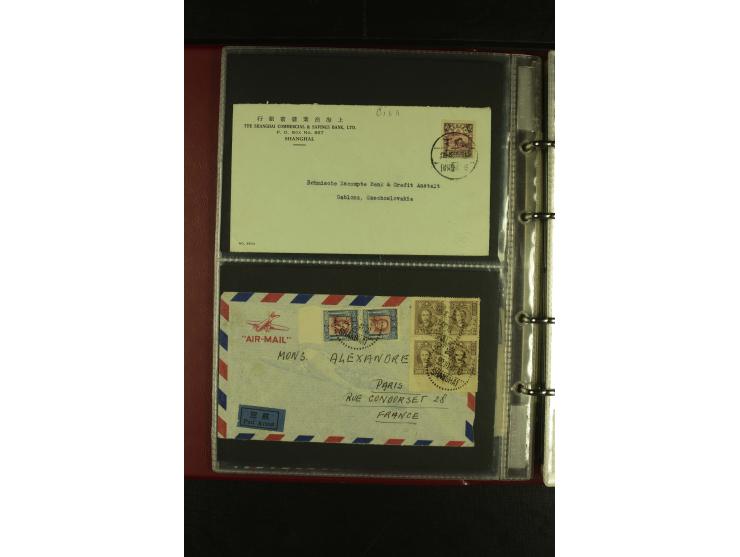 1913/48 (ca.), 85 Briefe und Karten, dabei Reco, Luftpost, viel nach USA und CSR gelaufen