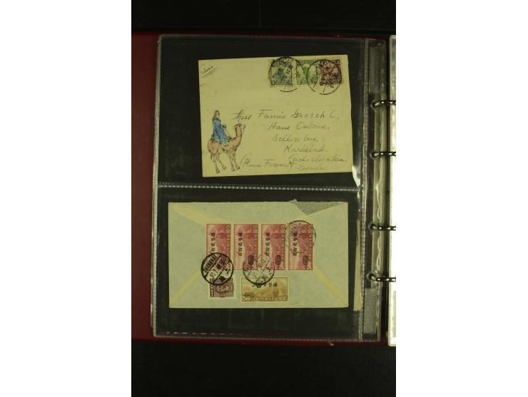 1913/48 (ca.), 85 Briefe und Karten, dabei Reco, Luftpost, viel nach USA und CSR gelaufen