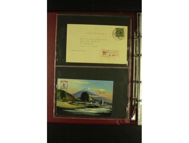 1913/48 (ca.), 85 Briefe und Karten, dabei Reco, Luftpost, viel nach USA und CSR gelaufen