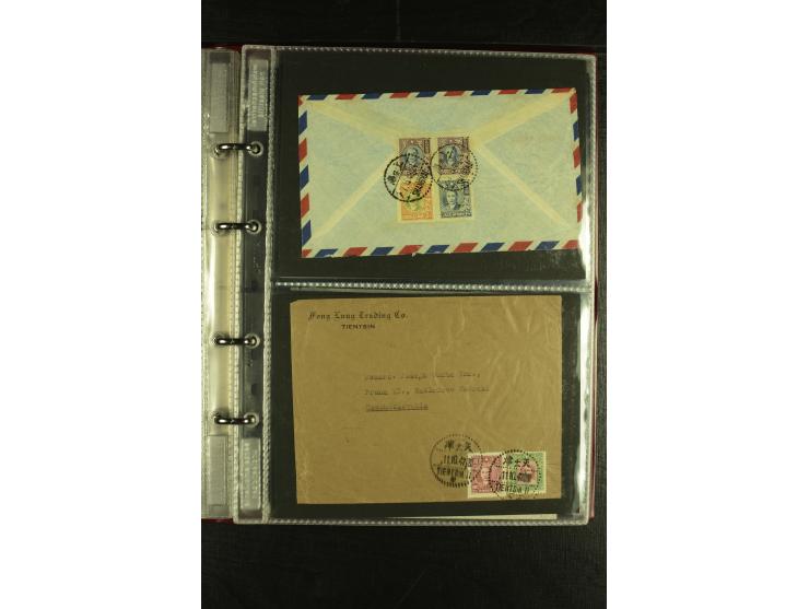 1913/48 (ca.), 85 Briefe und Karten, dabei Reco, Luftpost, viel nach USA und CSR gelaufen