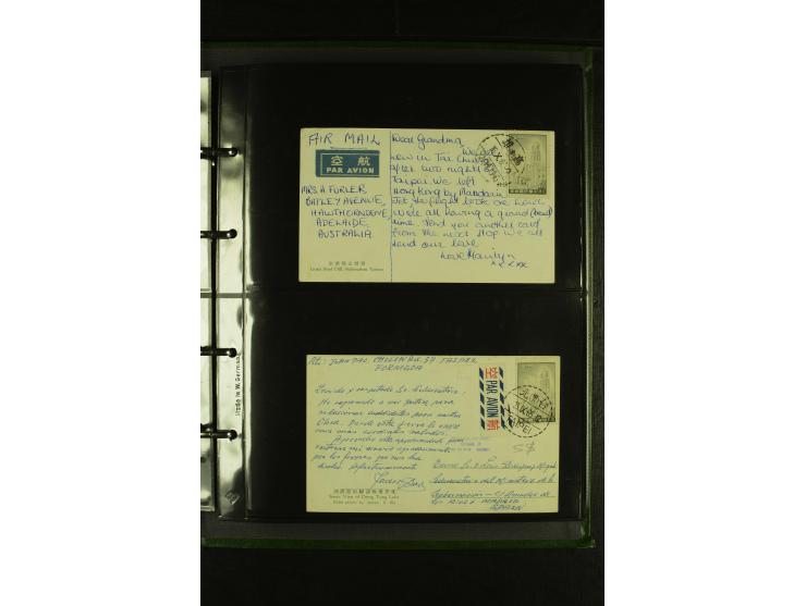 1950/77 (ca.), Partie Briefe und Karten, dabei Reco, Luftpost etc.