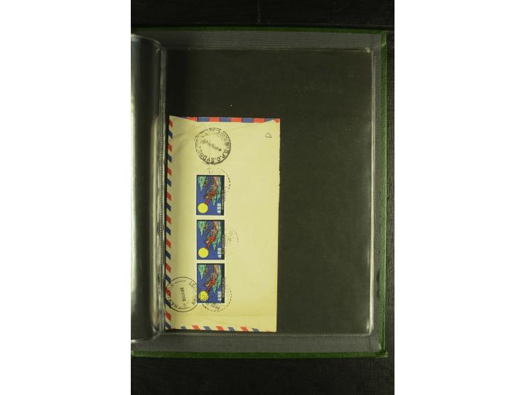 1950/77 (ca.), Partie Briefe und Karten, dabei Reco, Luftpost etc.
