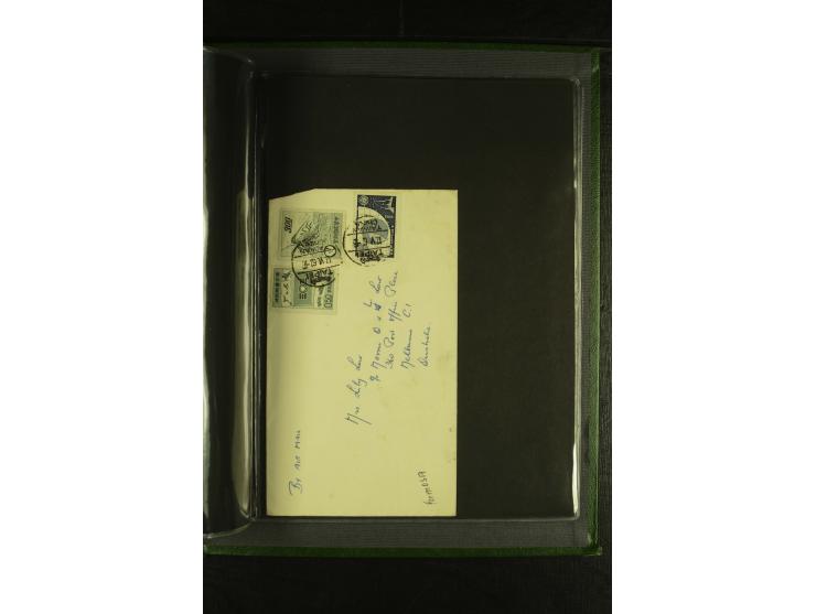 1950/77 (ca.), Partie Briefe und Karten, dabei Reco, Luftpost etc.